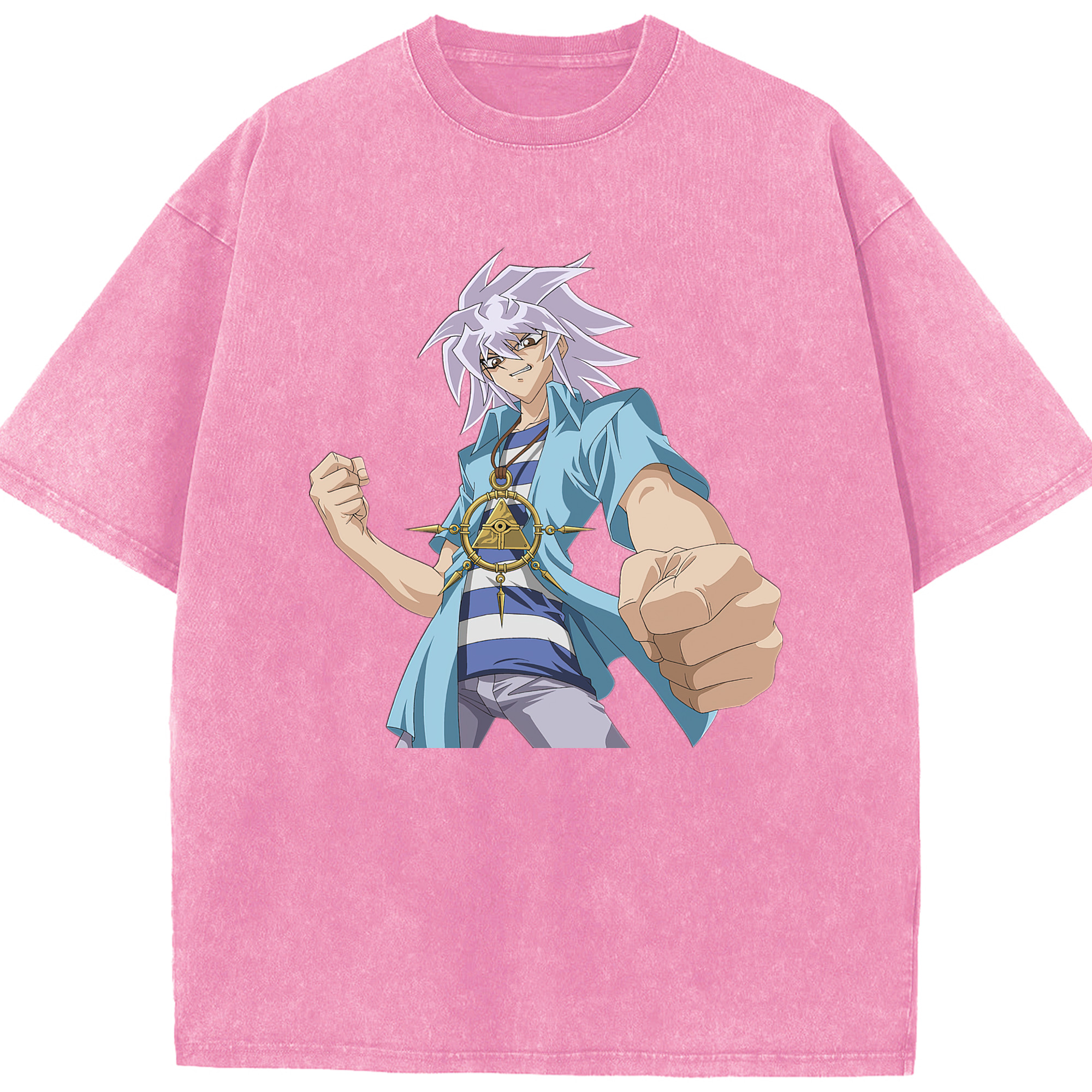 （画像用） 遊☆戯☆王 Yu-Gi-Oh! 綿100% ヴィンテージ風 半袖Tシャツ（フロントプリント）